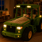 Farm Tractor Plush Sleeper Bed