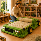 Farm Tractor Plush Sleeper Bed